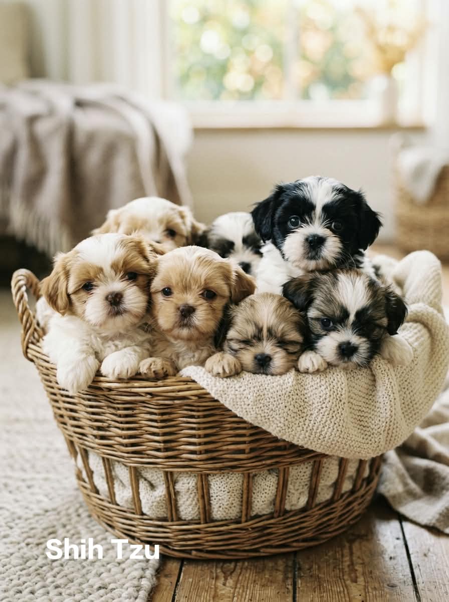 8800539300 The Shih Tzu Cute Puppy is known to be especially affectionate with children - Dog