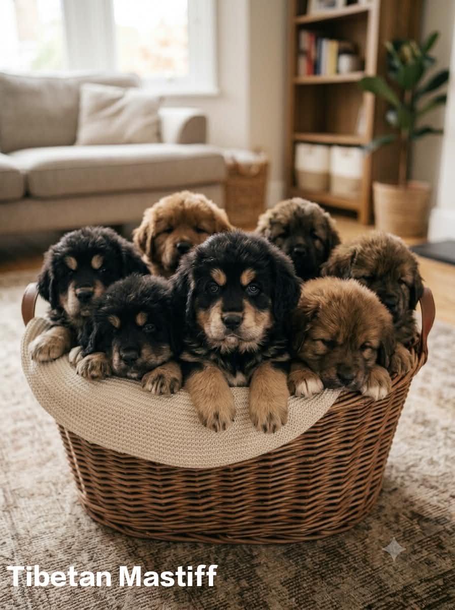 8800539300 The Tibetan Mastiff Cute Little Dog is a dog majestic and powerful breed - Dog