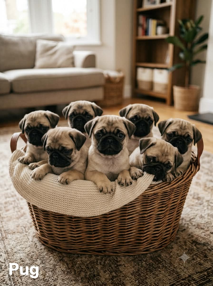 9411137110 The Pug Cute Little Puppy is one of the most popular toy dog breeds in the world - Dog