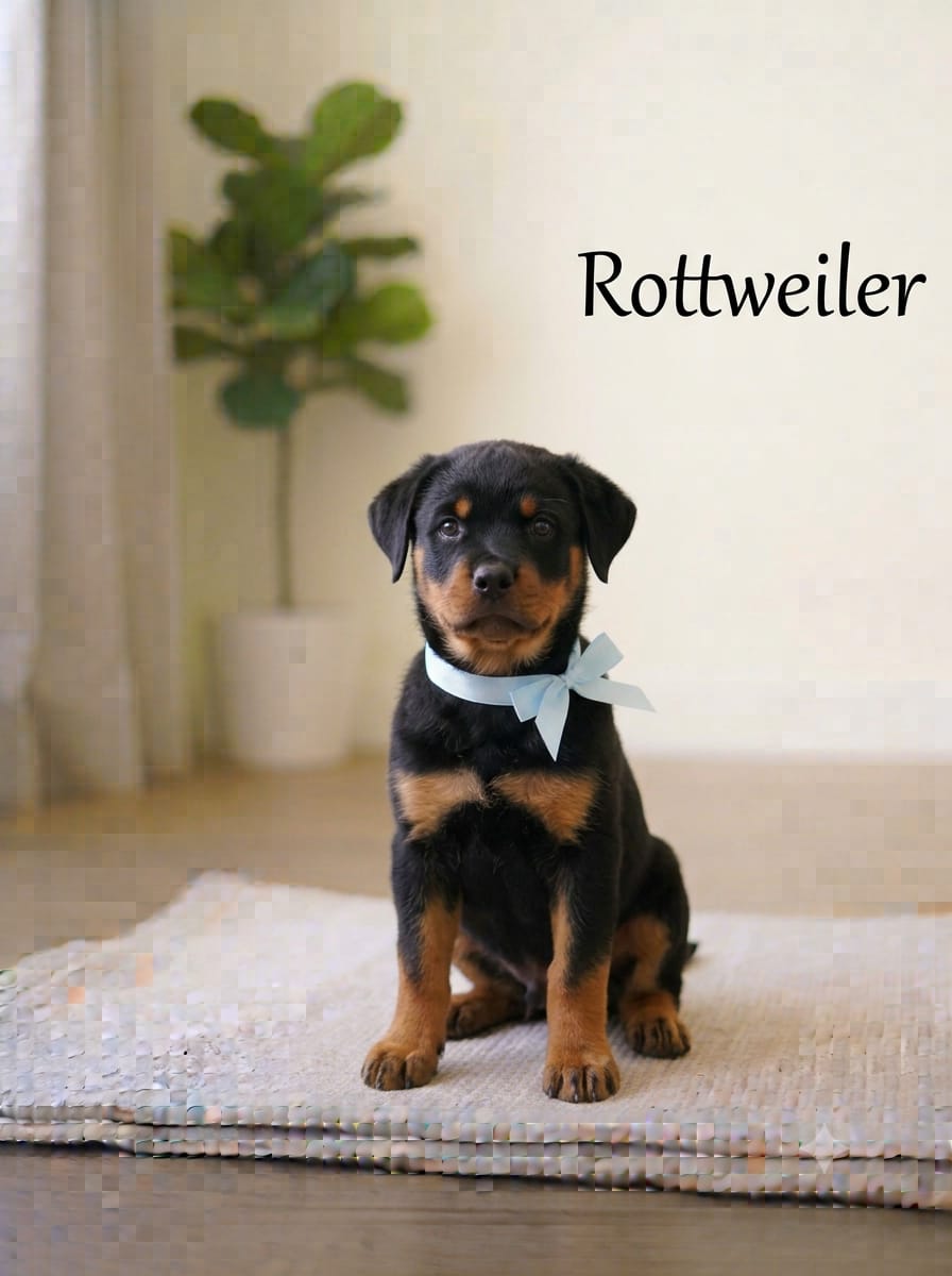 9411137110 Rottweiler Dog is intensely loyal and protective of trusted family member - Dog in Dehradun