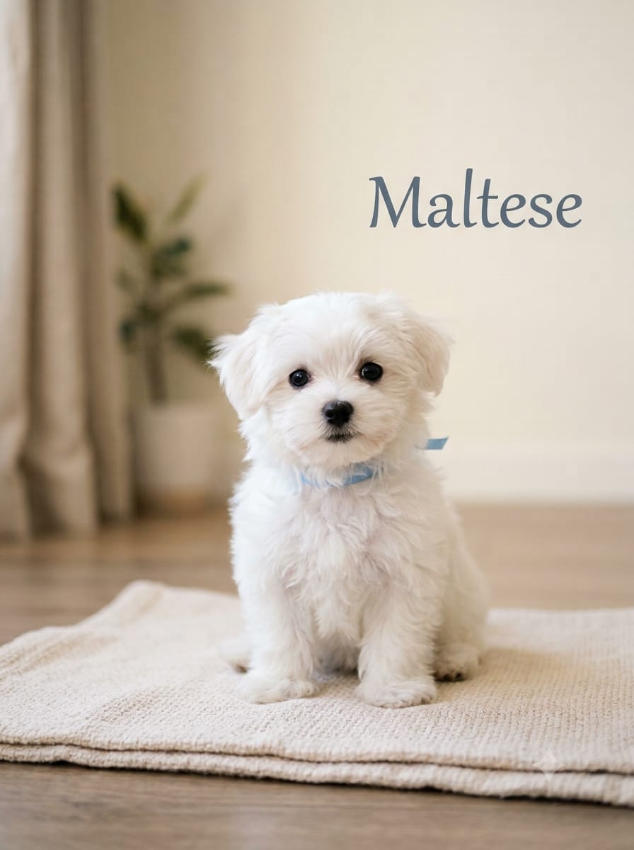 9411137110 Maltese Puppy are playful, charming, flowing elegance and balance - Dog