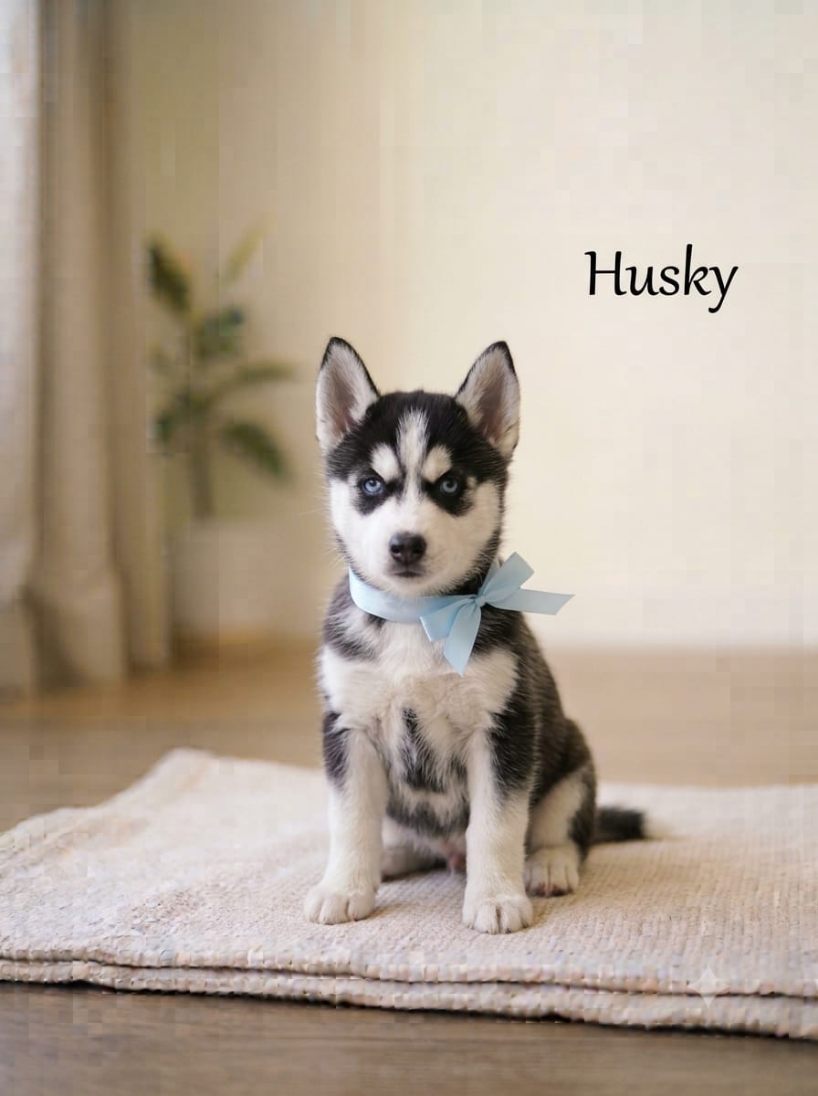 9411137110 Husky Puppy-They love, running, walks, active games,  adventures, new places Dog - Dog in Bengaluru